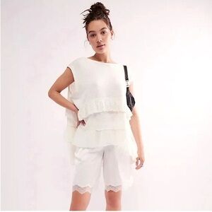 Free People Claire Tee Tunic Top - NWOT